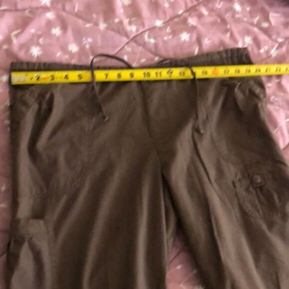 White Cross Chocolate Brown Boot Flare Cargo style Cotton Pants - Picture 5 of 15